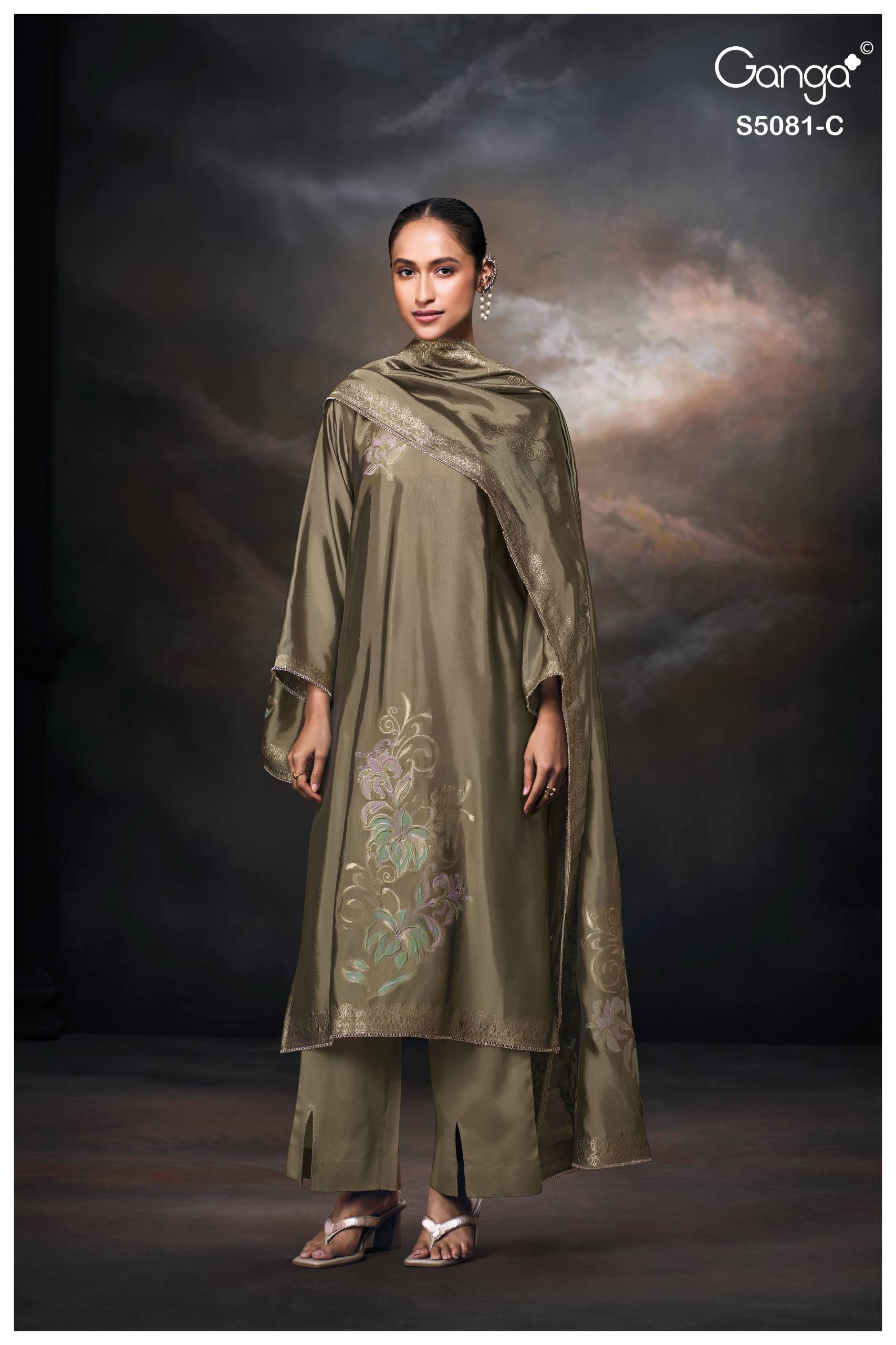 MANSIE 5081 SERIES BY GANGA FASHION Beautiful Colourful PURE VISCOSE Dresses At Wholesale Price